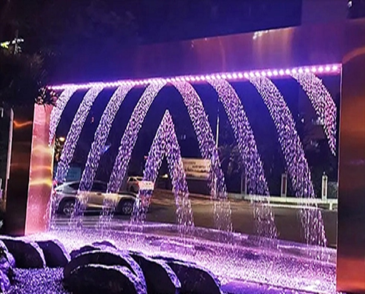 Digital Water Curtain: High-quality Waterscape Promotional Platform