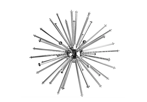 Crystal Ball Dandelion Fountain Nozzle Stainless Steel Flower Shape Fountain for Outdoor Pool