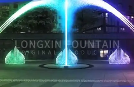 3D Animation of Small Square Fountain Design--Longxin Fountain Supply