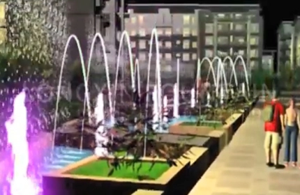 Small Music Dancing Fountain 3D Animation Design--Longxin Fountain Supply