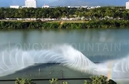 Dancing Fountain Show In Hainan--Longxin Fountain Supply