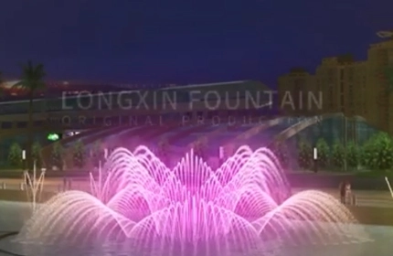 3D Animation Design - Lotus Dancing Musical Fountain