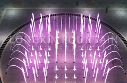 Circular Square Music Dancing Fountain--Longxin Fountain Supply