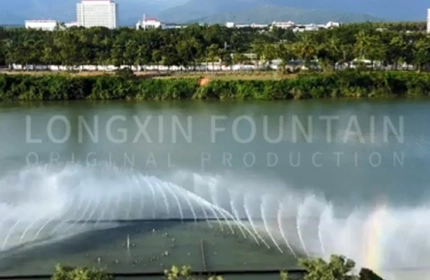 Hainan Changhua River Music Fountain--Longxin Fountain Factory Supply