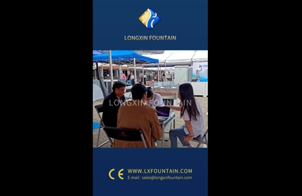 Warmly Celebrate Longxin Fountain Participate in The 134th Autumn Canton Fair #Musicfountain