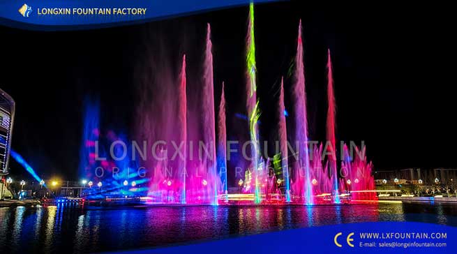 laser show fountain 