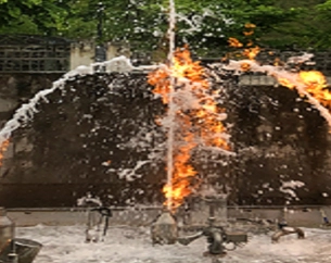 Fountain Equipment Manufacturers – Fire Fountain Fire-breathing System Description