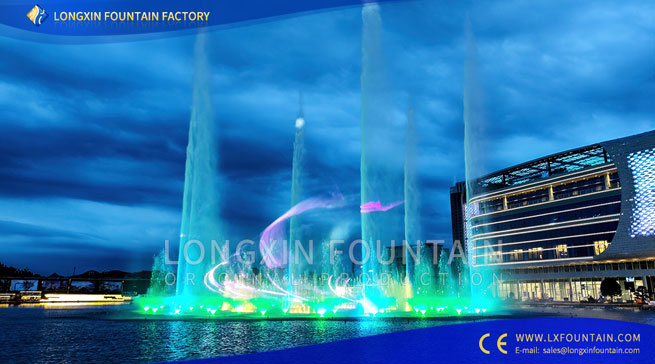 led pool light fountain 