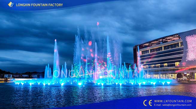 rgb fountain lights