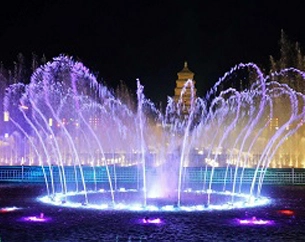 Xi'an Dayan Pagoda Large Musical Fountain