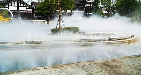 Artificial Fog Mist Fountain Garden Decorative Water Fountains Factory Supply